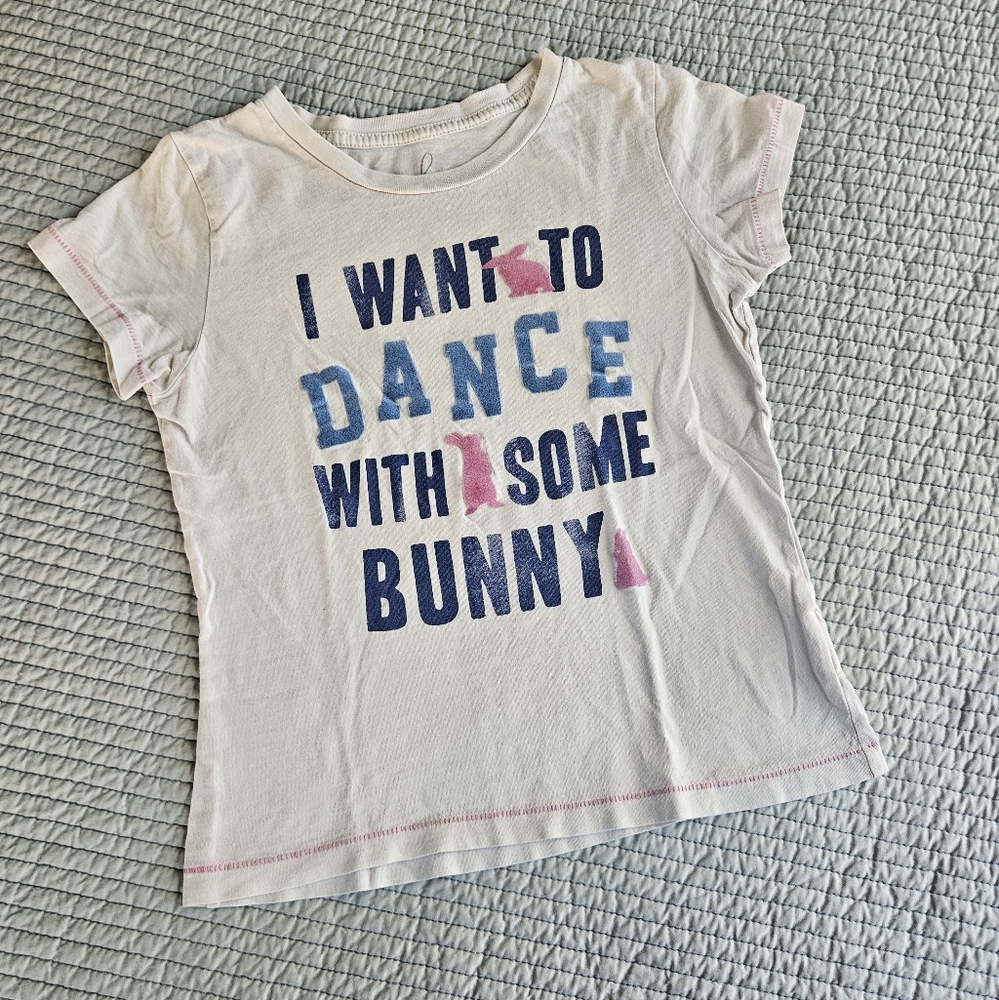 Peek White Cotton Bunny T-Shirt
